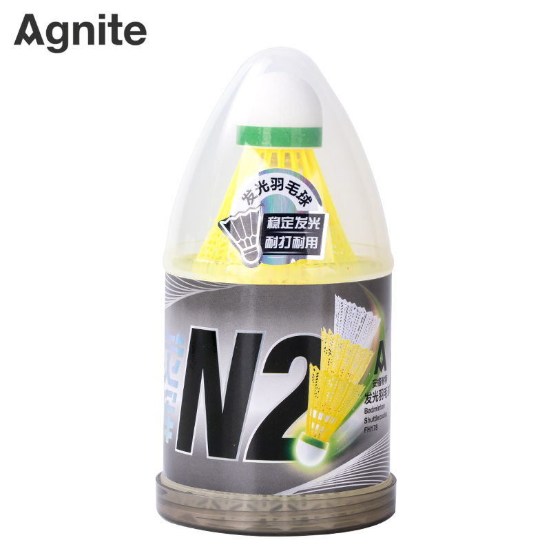 安格耐特FH178發光羽毛球(3隻裝)(混)(筒)