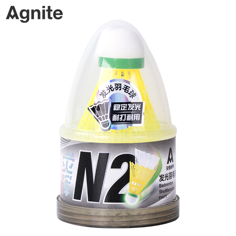 安格耐特FH177發光羽毛球(2隻裝)(混)(筒（tǒng）)