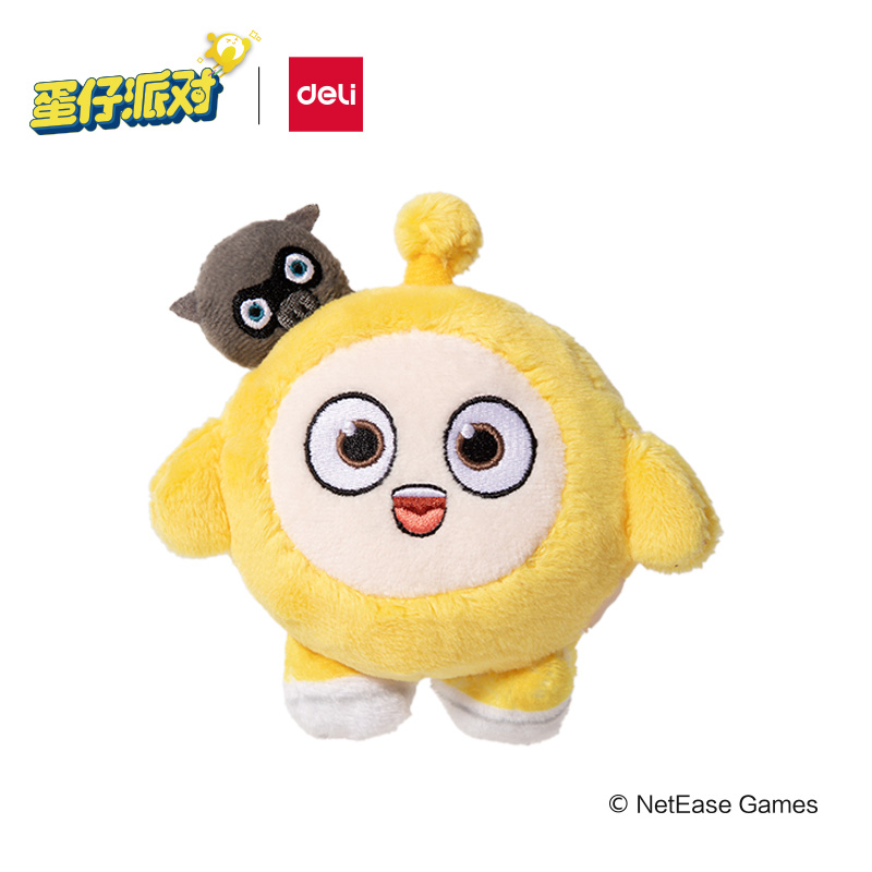 51fun吃瓜DZ610蛋仔派對毛絨卷尺（chǐ）(黃)(個)