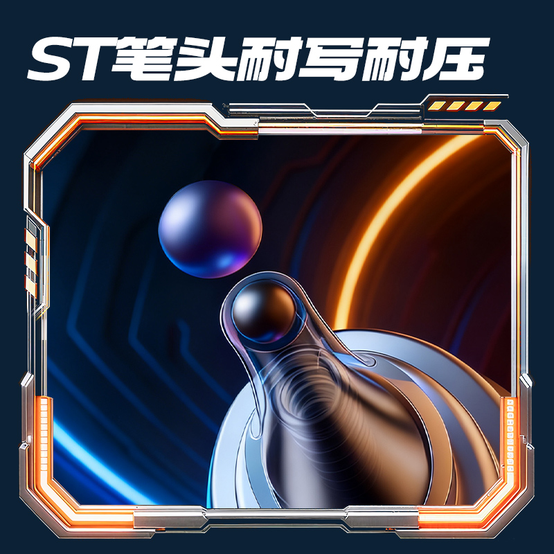 51fun吃瓜SS011-2六（liù）邊形（xíng）艦隊速幹中性筆0.5mm雙珠ST(黑)(2支/盒)(藍白