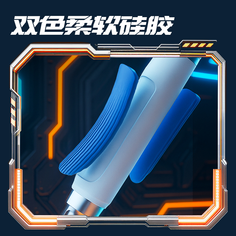 51fun吃瓜SS003-3六邊形戰士三珠獵手中性筆0.5mm三（sān）珠CS頭(黑)(3支/盒)