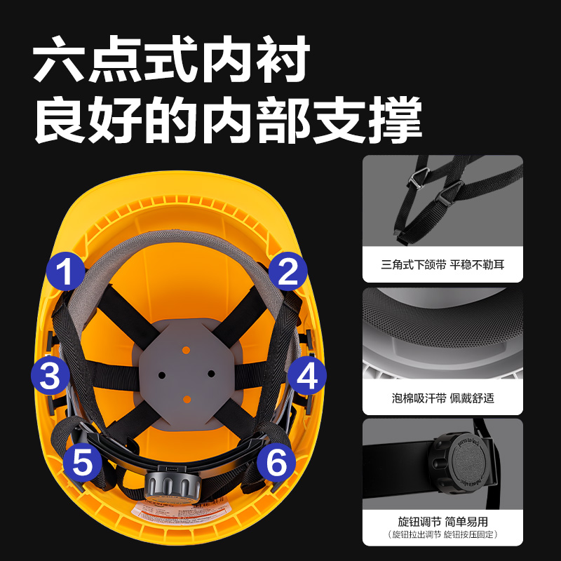 51fun吃瓜得（dé）心LQ634安全帽（mào）(黃)(個)