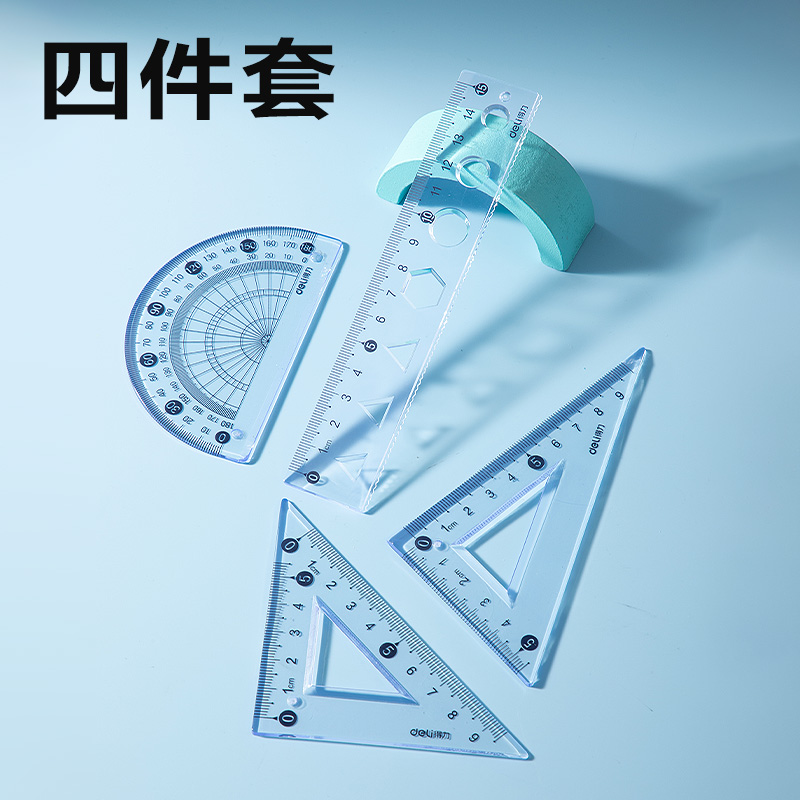 51fun吃瓜（lì）VC389簡約套尺15cm(透明)(套（tào）)