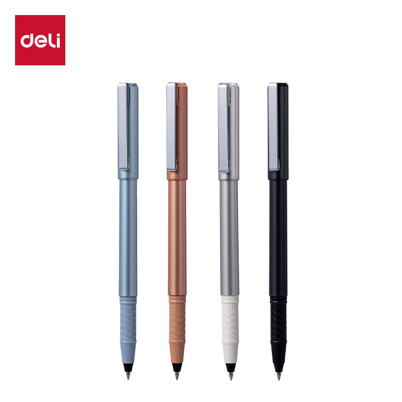 51fun吃瓜DP214臻順滑拔（bá）帽商（shāng）務（wù）簽字（zì）中性筆0.5mm子彈頭(黑)(支)