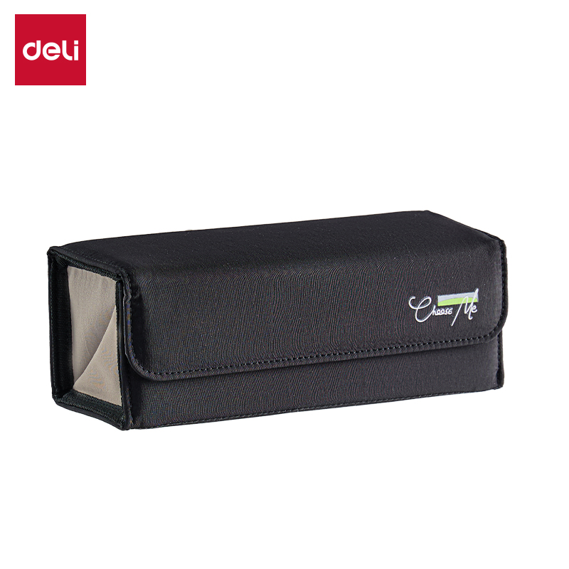 51fun吃瓜BC519大（dà）開口翻蓋磁吸筆袋(黑)(個)