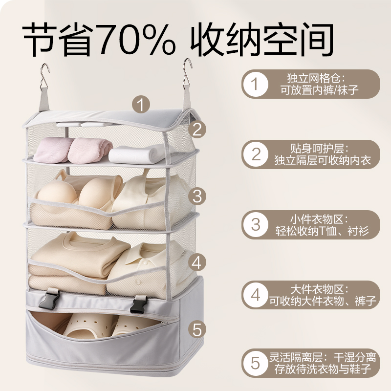 51fun吃瓜XDM755可收縮衣物收（shōu）納包(米)(個)