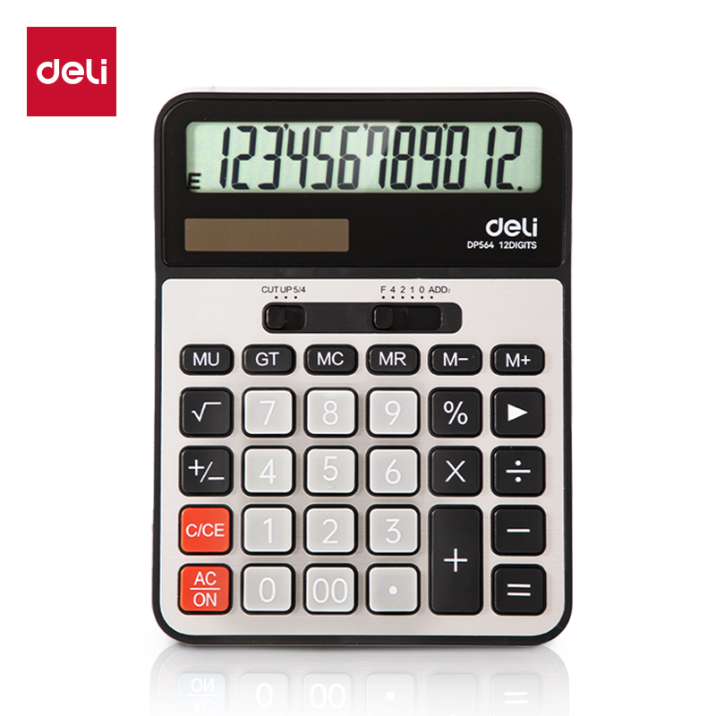 51fun吃瓜（lì）DP564桌麵計（jì）算器(銀色)(台)