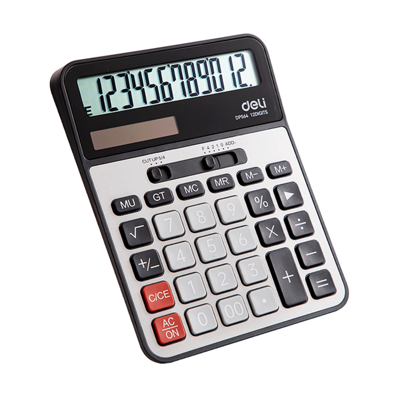 51fun吃瓜（lì）DP564桌麵計算器(銀色)(台)