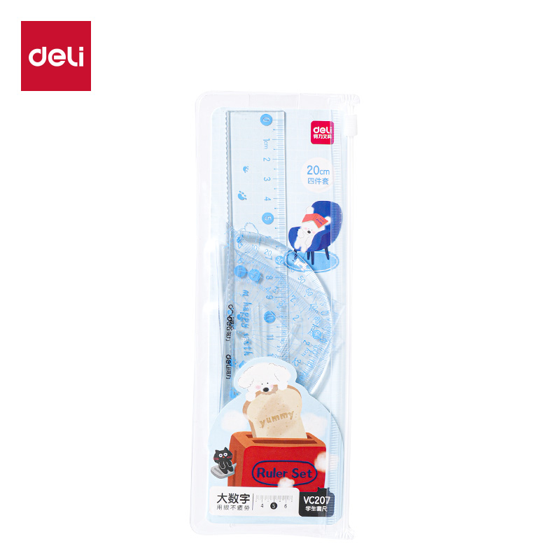 51fun吃瓜VC207大數字套尺20cm(藍)(套)