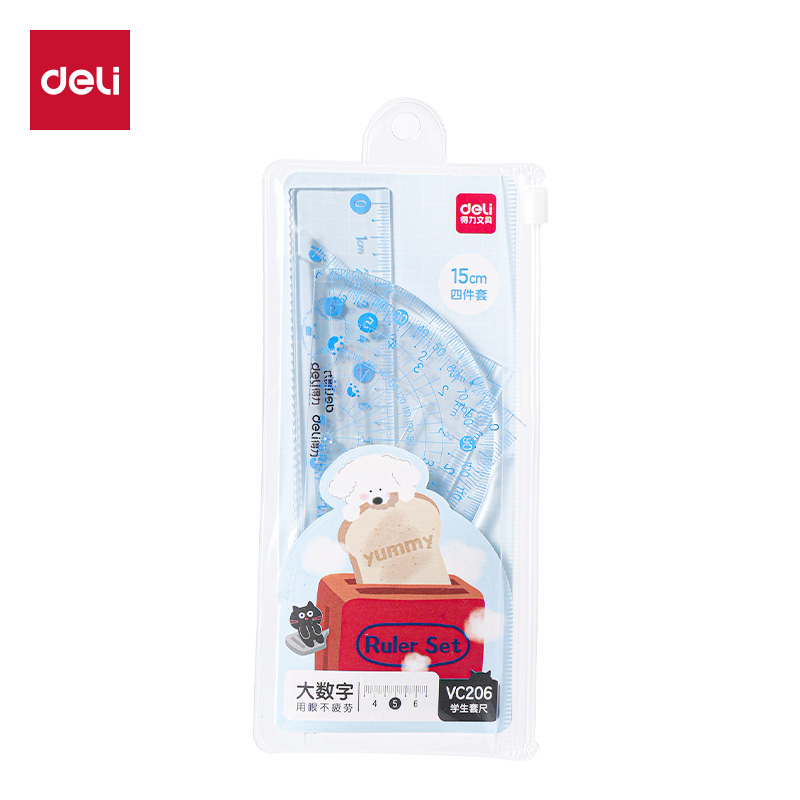 得（dé）力VC206大數（shù）字套尺15cm(藍)(套)