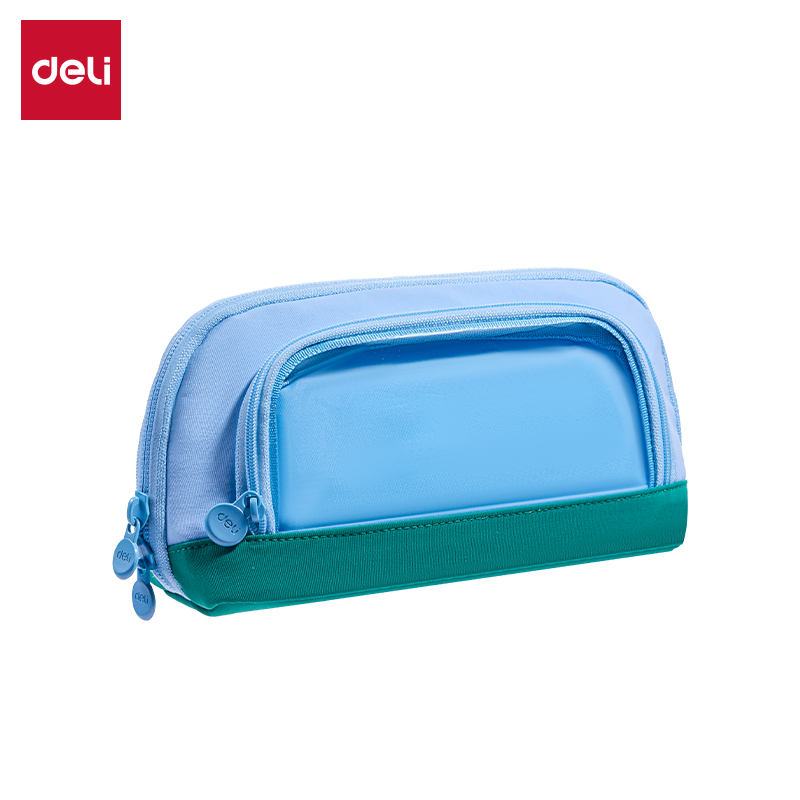 51fun吃瓜（lì）BC593磁吸（xī）翻折貝殼包（bāo）筆袋(藍)(個)