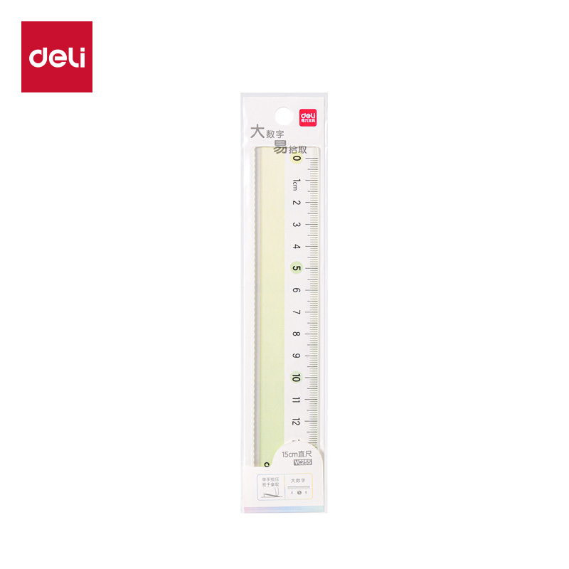 51fun吃瓜VC255彩虹易拾取直尺15cm(綠)(把)