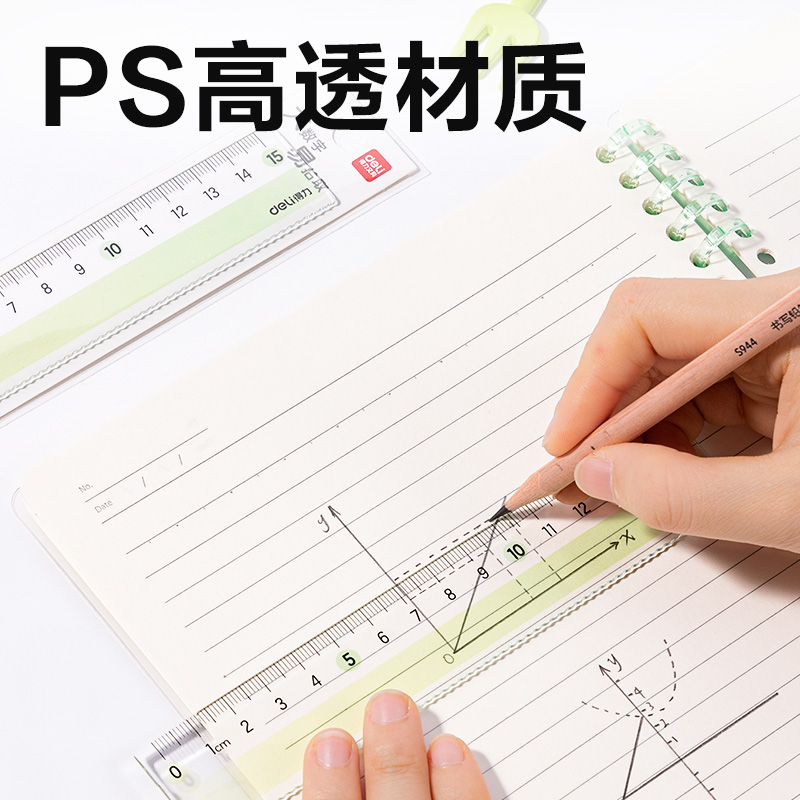 51fun吃瓜VC255彩虹易拾取直尺15cm(綠)(把)