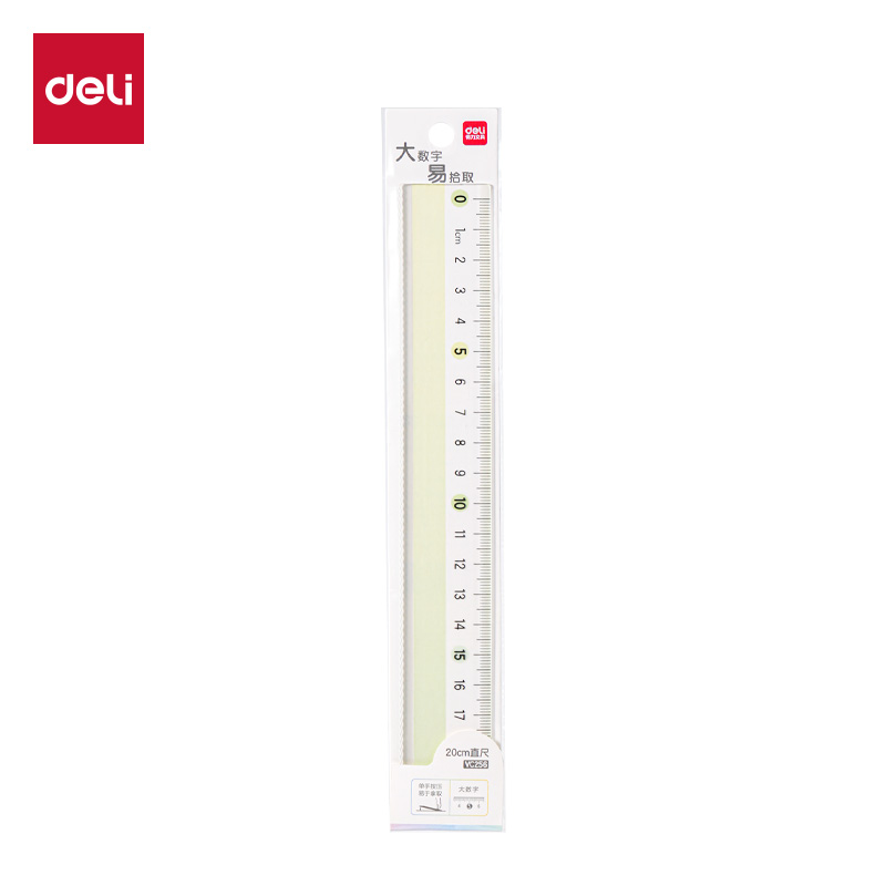 51fun吃瓜VC256彩虹易拾取直尺20cm(綠)(把)