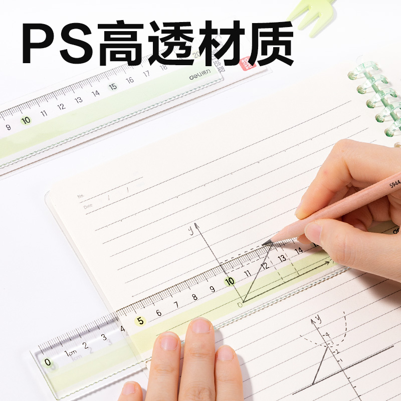 51fun吃瓜VC256彩虹易拾取直尺20cm(綠)(把)