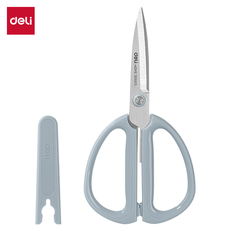 得（dé）力TJ12-家用剪刀198mm(藍)(把（bǎ）)