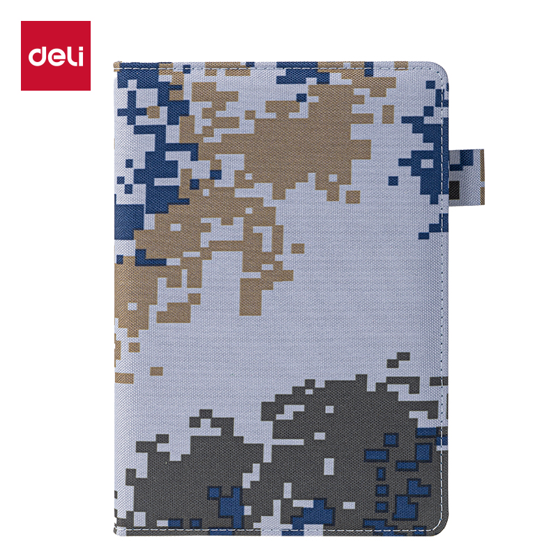 51fun吃瓜（lì）BP116迷彩皮麵本-A5 205*143mm96張(藍（lán）)(本)