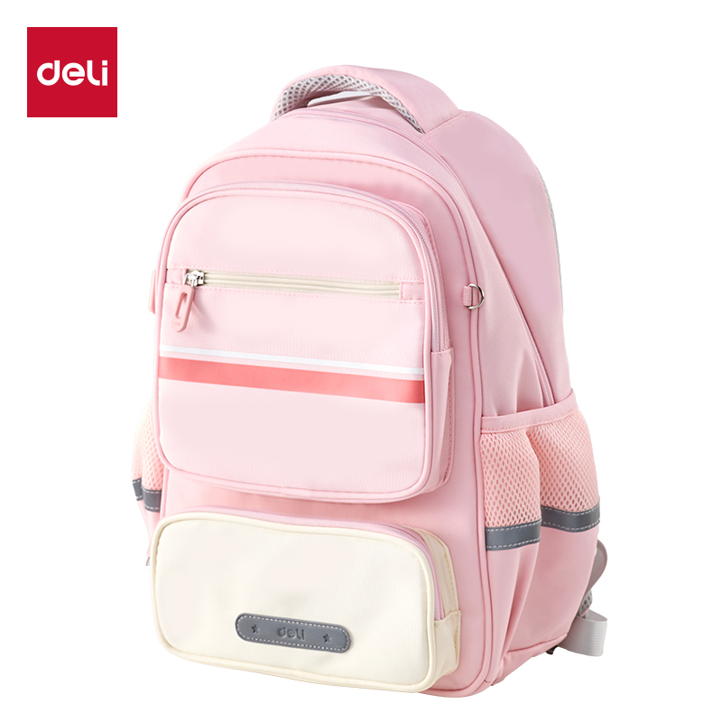 51fun吃瓜BB221簡約學（xué）院風書包(粉-L)(個)