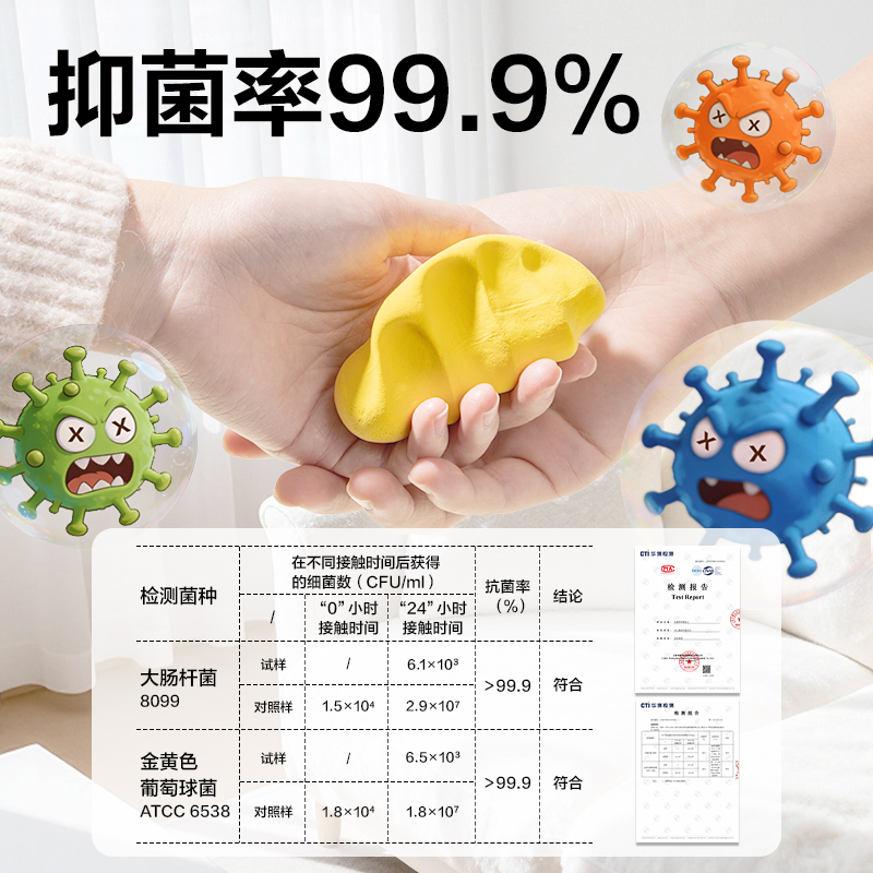 51fun吃瓜YC286-36抗菌零甲醛按鍵開蓋工具箱粘土_36色（sè）(混)(箱)