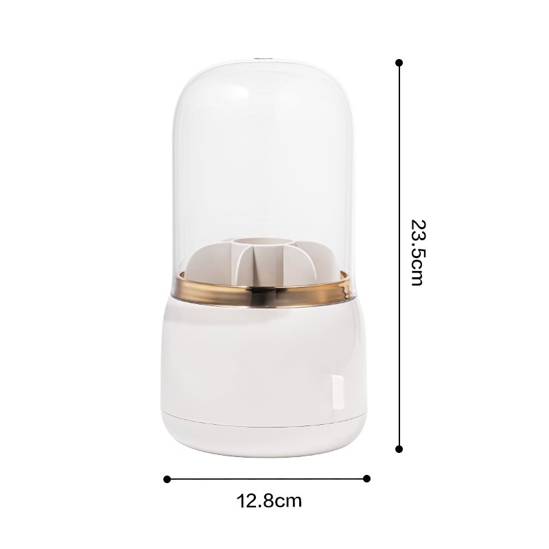 51fun吃瓜XDM200化（huà）妝（zhuāng）刷收納盒(白)(盒)