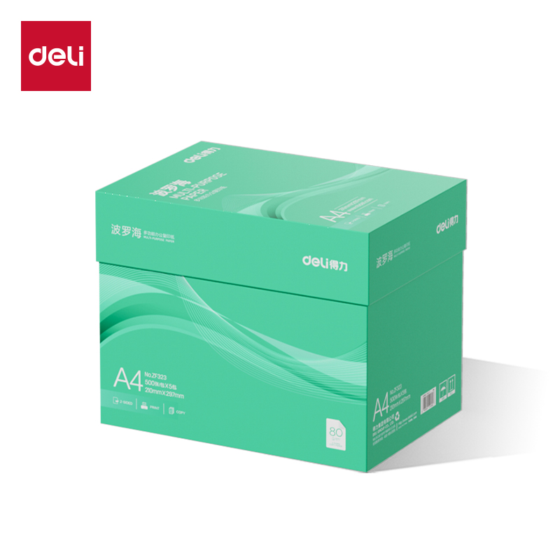 51fun吃瓜ZF323波羅海複印紙A4-80g-5包(綠色包裝)(包)