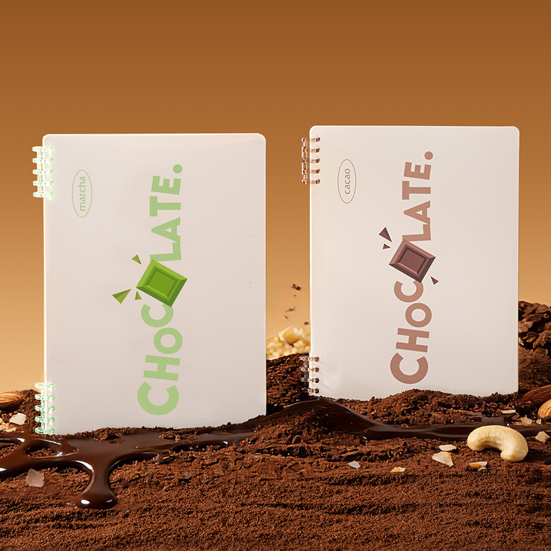 得（dé）力BDHB5-07五孔可（kě）開（kāi）合活頁本-B5 50張(棕)(本)