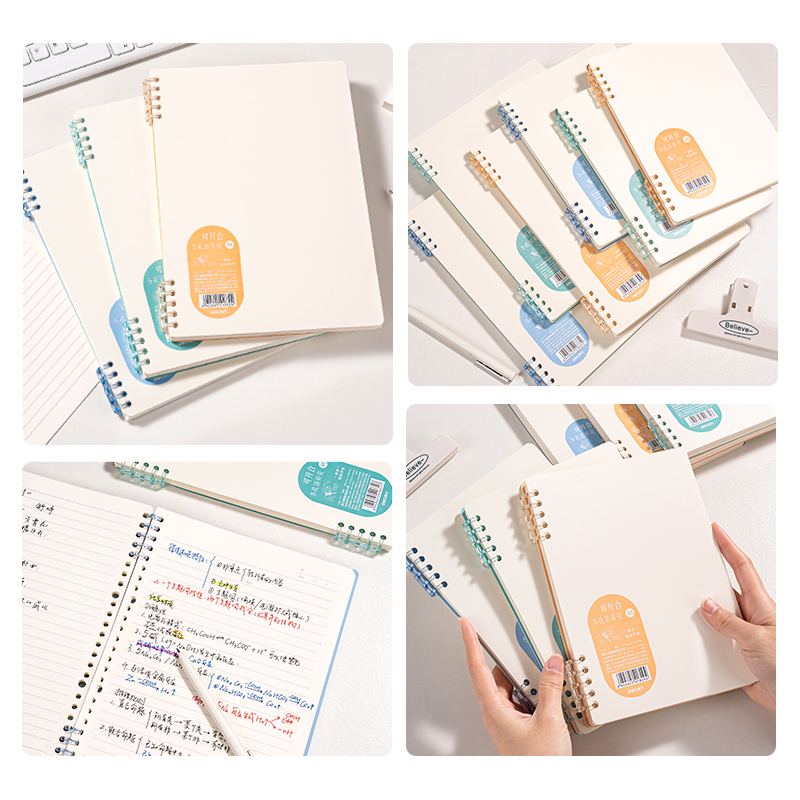 51fun吃瓜（lì）HB5-17五孔可開（kāi）合活頁本PP殼(橙)(本)