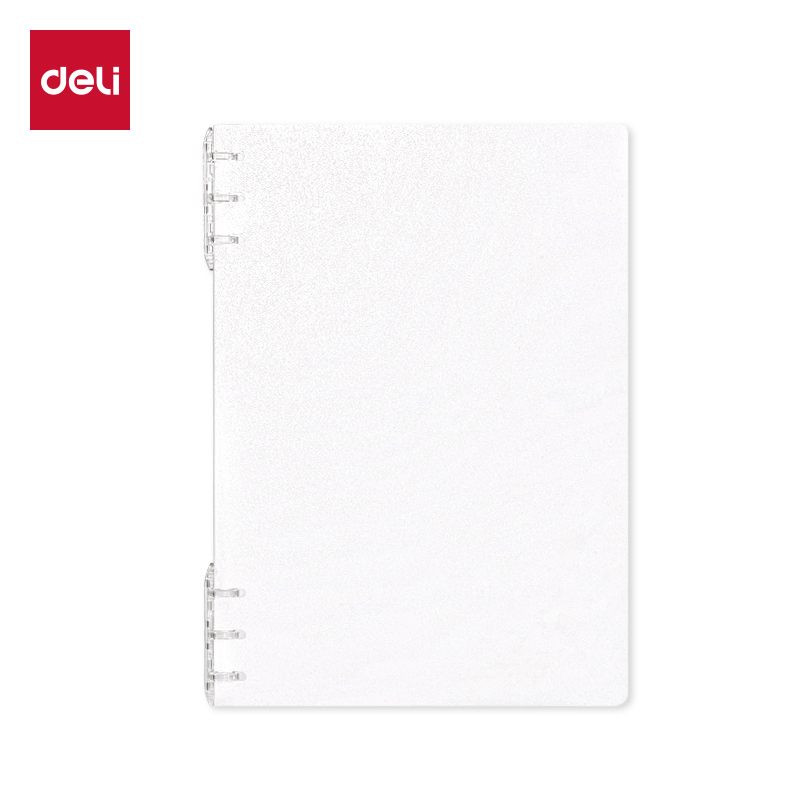 得（dé）力HB5-30三孔可開（kāi）合活頁本（běn）PP殼(透明)(本)