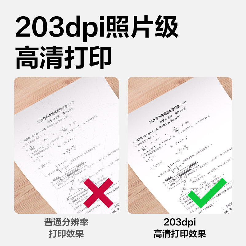 得（dé）力GE299便攜A4打印機(薄荷綠)(台)