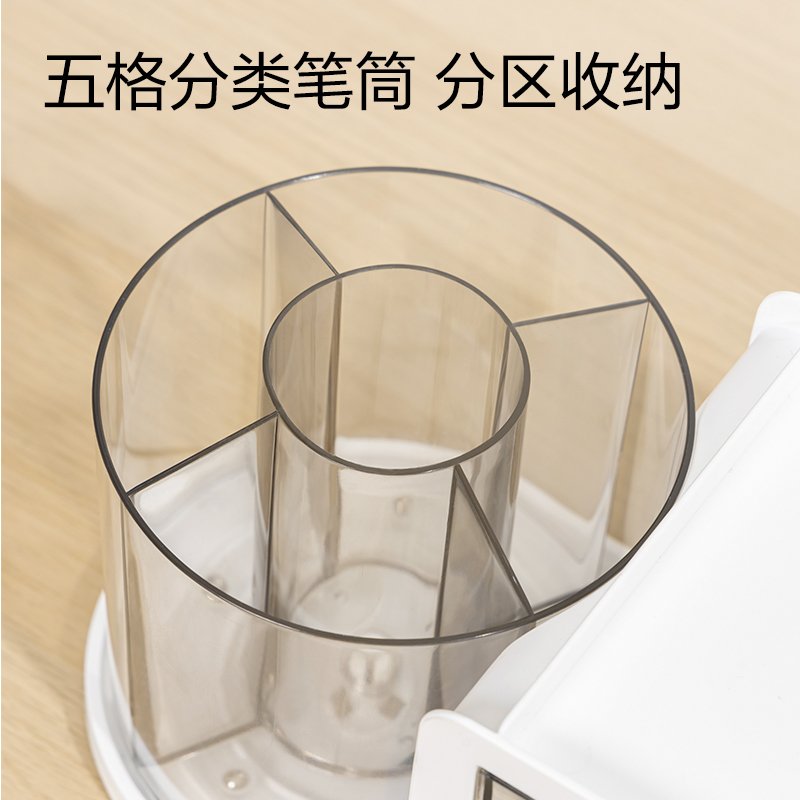 51fun吃瓜PK302旋轉筆筒(白)(個)