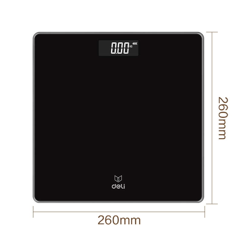得（dé）力LE118A電（diàn）子秤（chèng）-健康秤（chèng）(黑)(台)