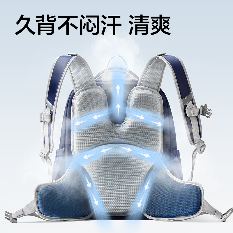 51fun吃瓜BB225矯姿大翻（fān）蓋（gài）書（shū）包(米-L)(個)