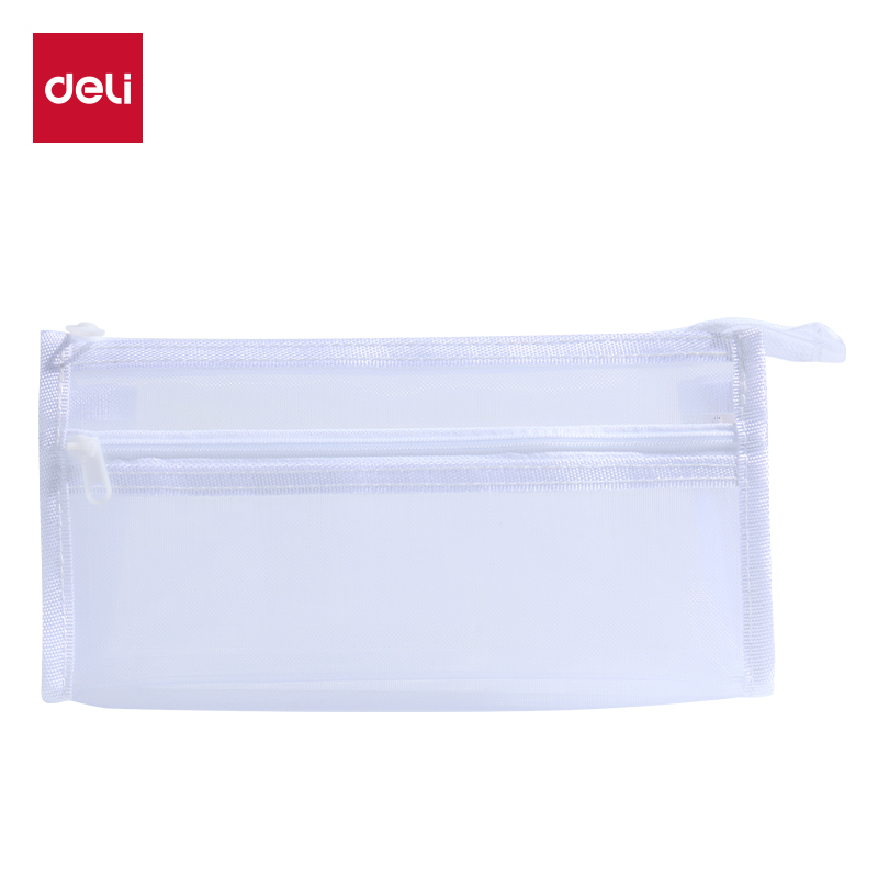 51fun吃瓜BC490三角網紗考試筆袋(白)(個（gè）)