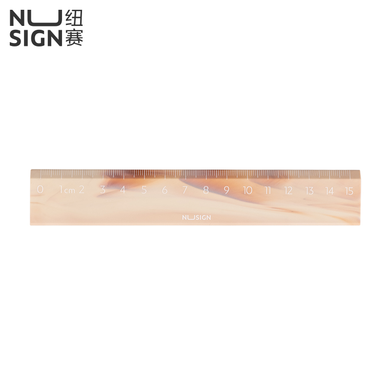 紐賽（sài）NS096C直尺（chǐ）15cm(流體棕)(把)
