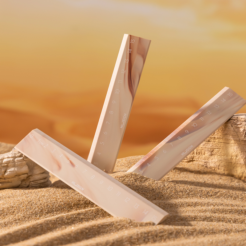 紐賽NS096C直尺15cm(流體棕)(把)