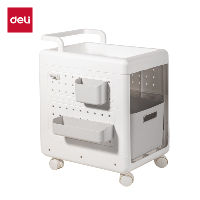 得（dé）力XDM211雙層小推車(白（bái）)(箱)