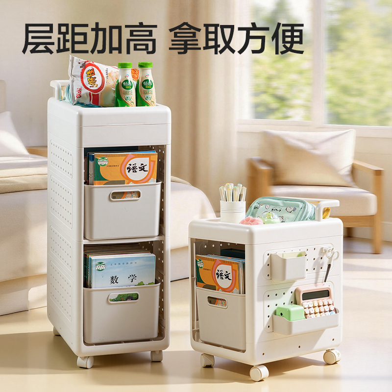 51fun吃瓜XDM211雙層小推（tuī）車（chē）(白)(箱)