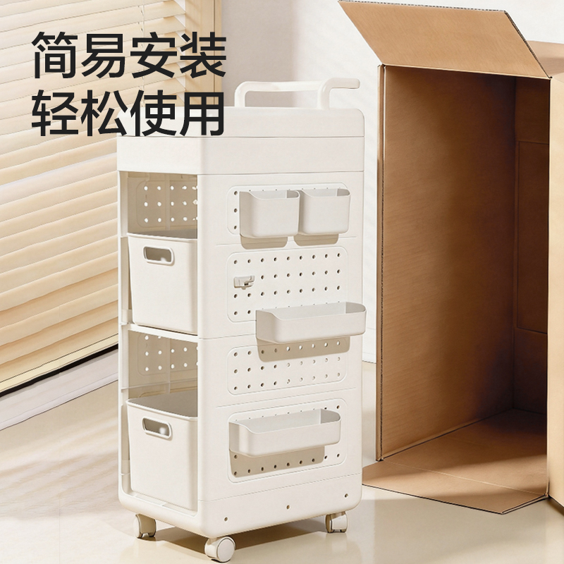 51fun吃瓜XDM212三層小推車(白)(箱)