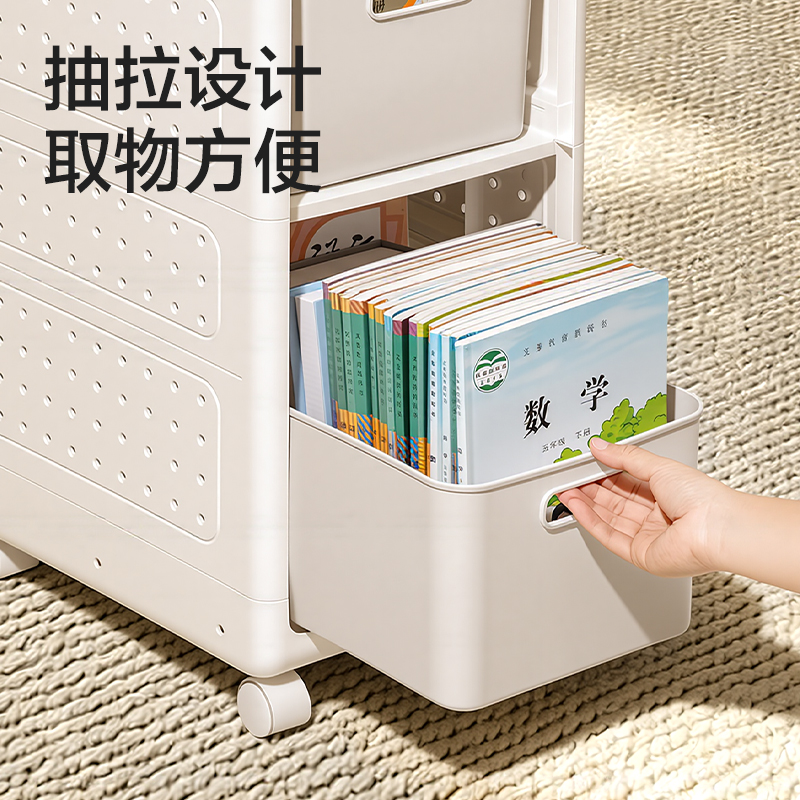 得（dé）力XDM212三層小推車(白（bái）)(箱)