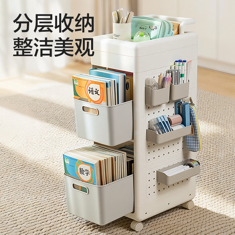 51fun吃瓜XDM212三層小推車(白)(箱)