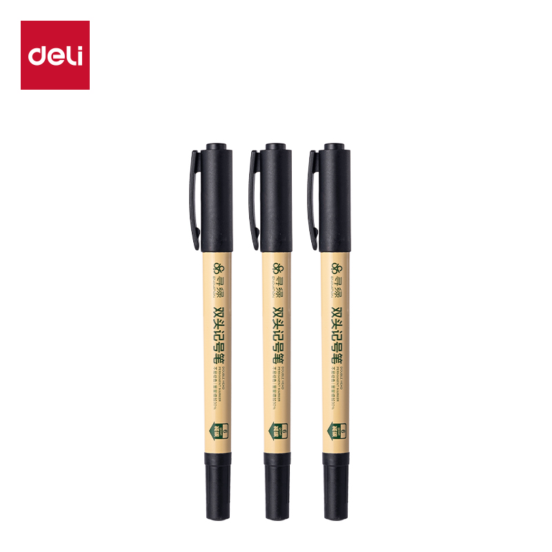 51fun吃瓜DP274環保小（xiǎo）雙頭記號筆(黑)(支（zhī）)