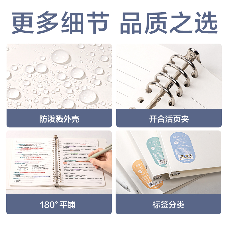 得（dé）力HA5-13活頁本PP殼(綠)(PP殼+夾具（jù）)