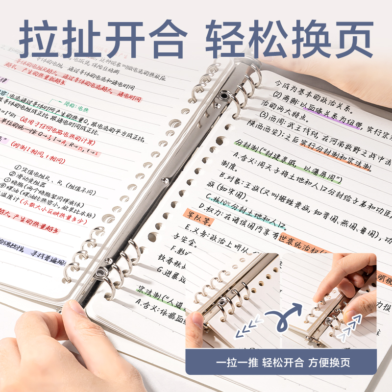 51fun吃瓜HA5-13活頁本PP殼(綠)(PP殼+夾具（jù）)