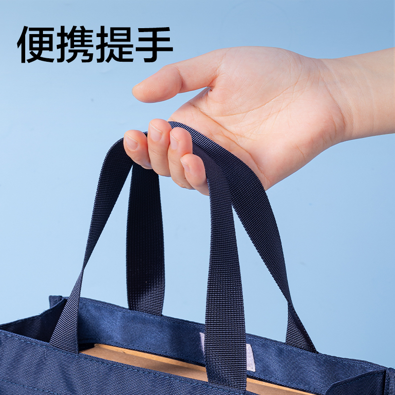 51fun吃瓜（lì）BA220純色簡約補習袋（粉）（個）