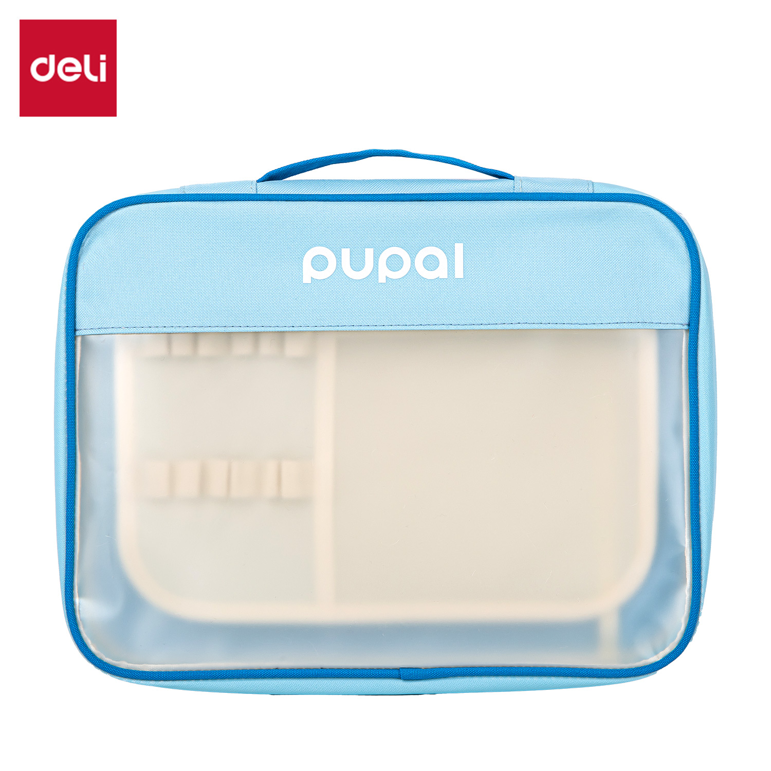 51fun吃瓜步樂PL22_A4橫款手提拉鏈袋(藍)(個)