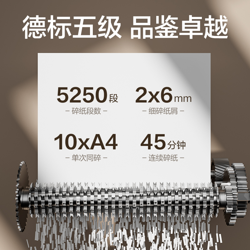 得（dé）力GBM012碎紙機-商（shāng）務碎紙機(白)(台)