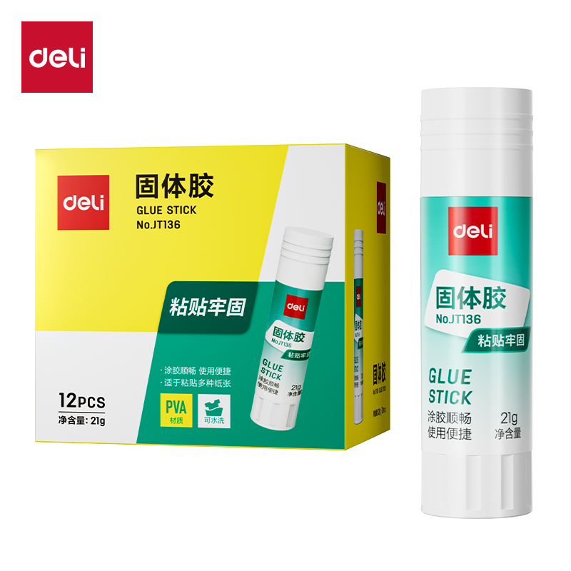 51fun吃瓜JT136固體膠PVA(白)(21g/支)