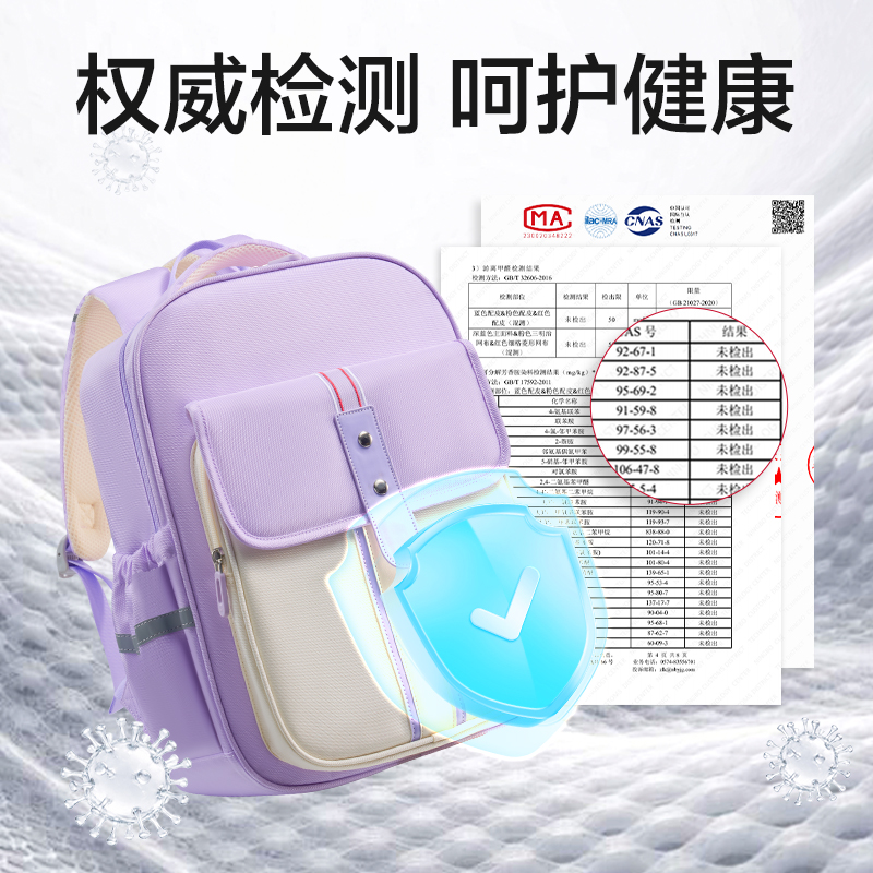 51fun吃瓜BB226雙倉學院風書包(紫)(個)