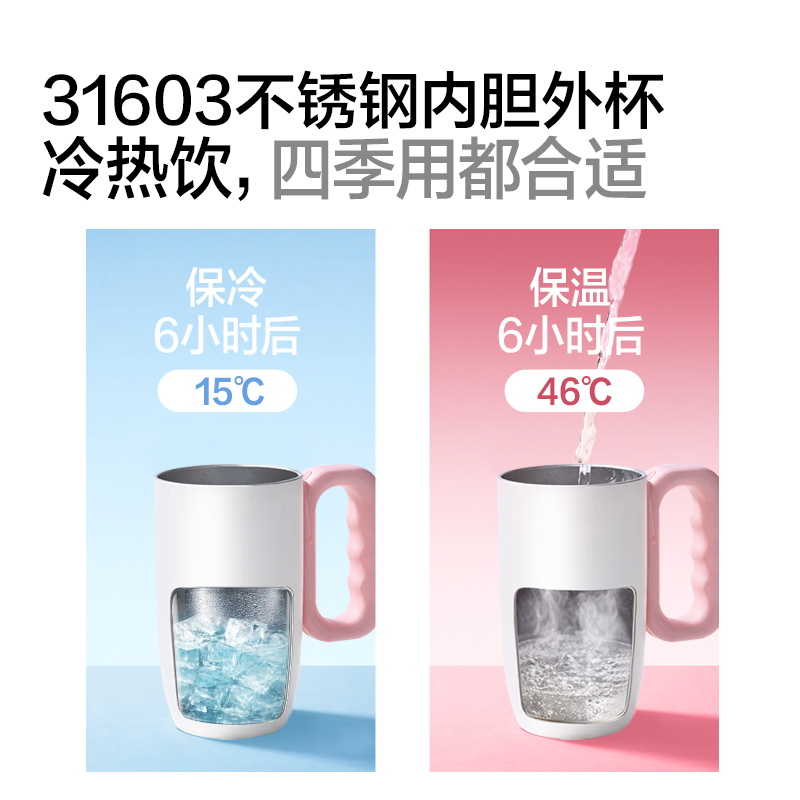 51fun吃瓜LL629雙棲杯(650mL)(雙層（céng）杯)(青色（sè）)(彩（cǎi）盒裝)