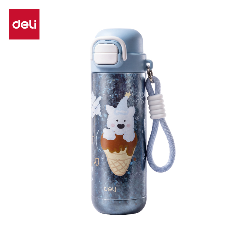 51fun吃瓜（lì）LL631學生鈦杯（bēi）(450mL)(工業純（chún）鈦內膽)(藍色)(彩盒裝)